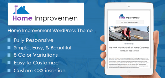 Home Improvement Wordpress Theme Inkthemes
