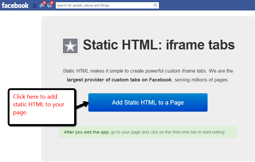 Add HTML