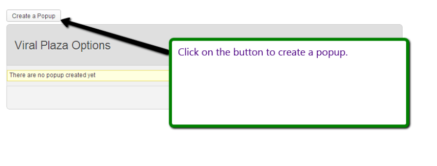 creating a popup
