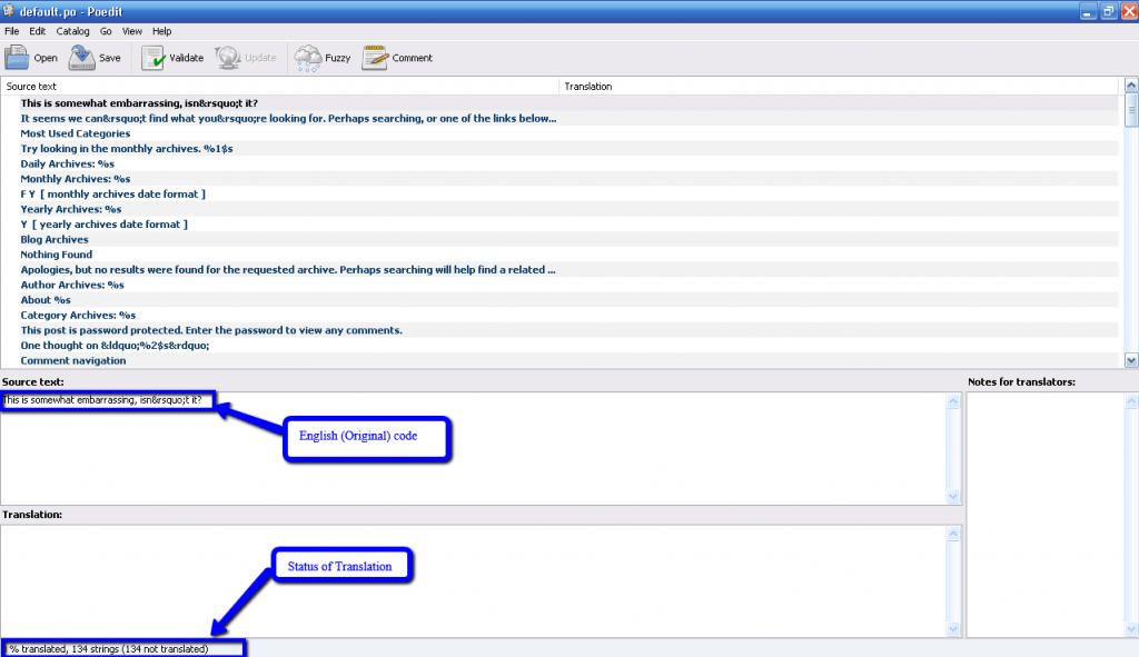 Translation of WordPress Theme Using PO File | InkThemes