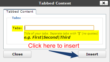 Tabbed-content-window