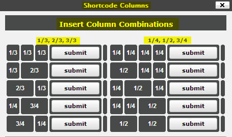 inserting column partition