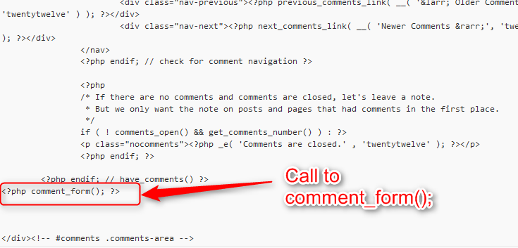 customize comments
