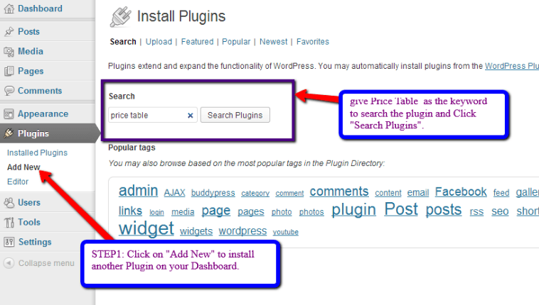 install WordPress plugin