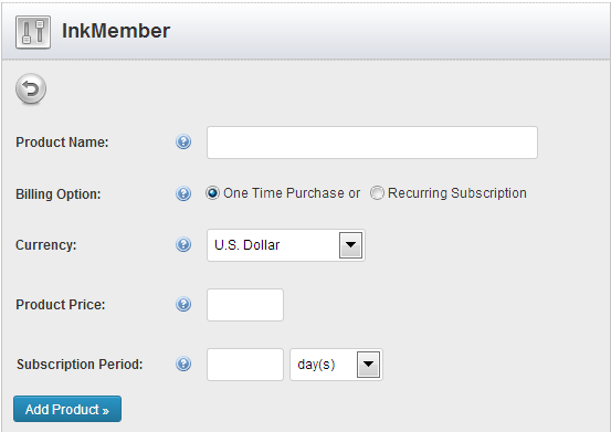 inkmember plugin settings