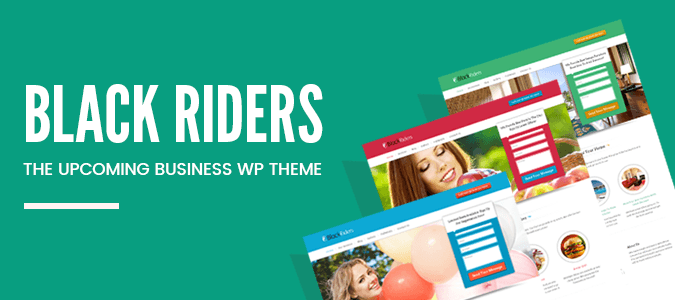 BlackRiders - The Upcoming Business WordPress Theme