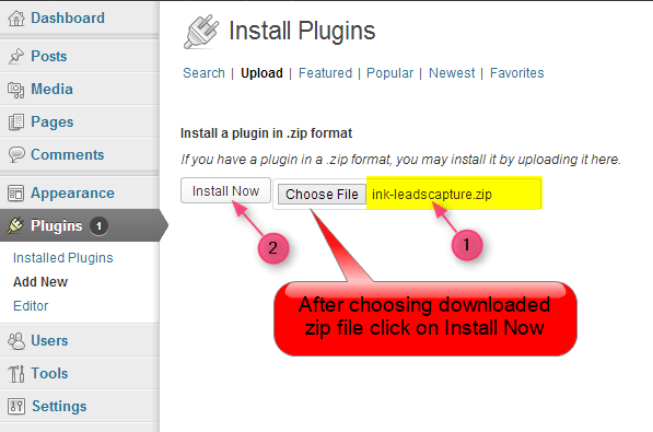 install plugin into your WordPress