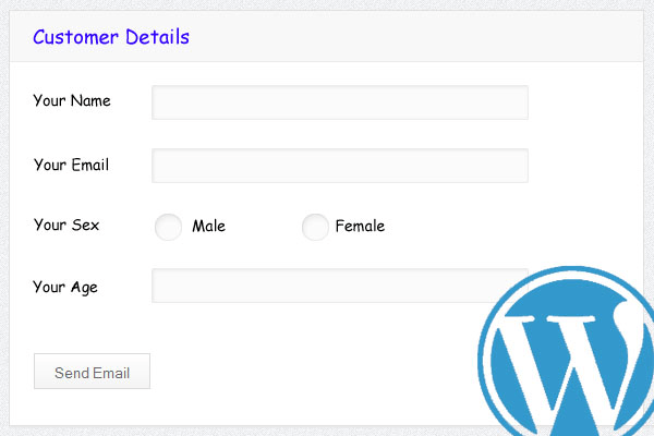 customize contact form