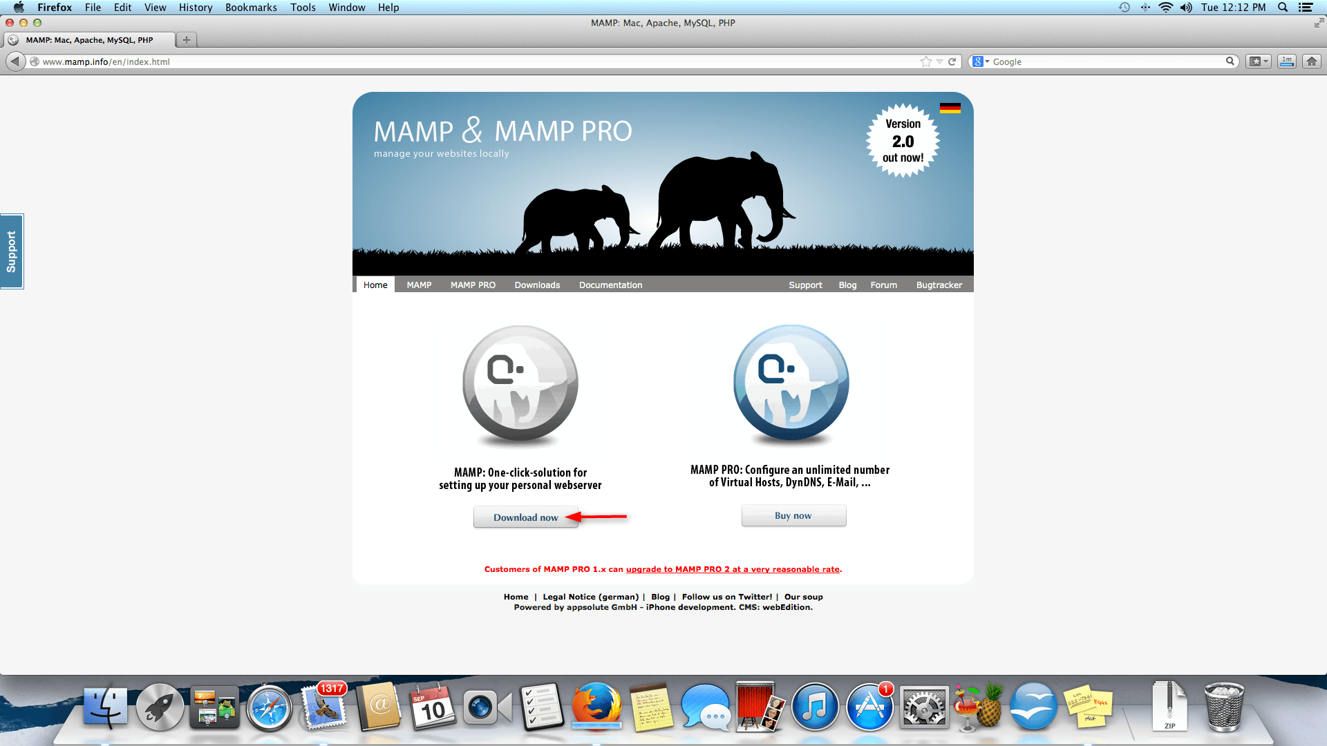 mamp website