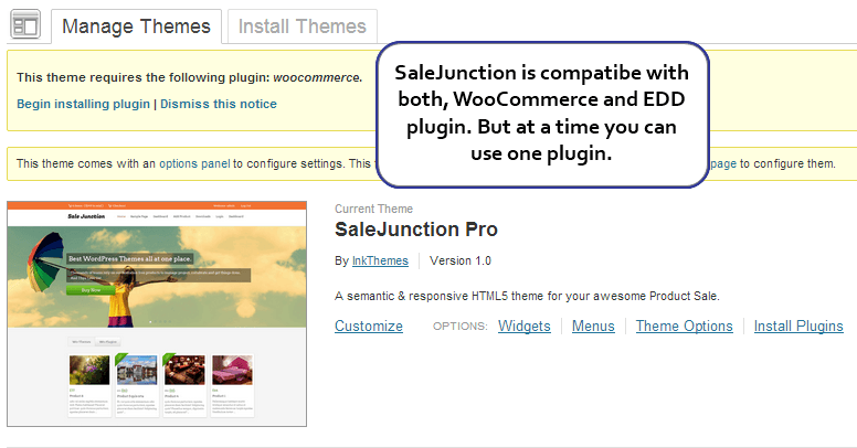 InkThemes SaleJunction