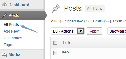 Scheduled a Blog Post in WordPress