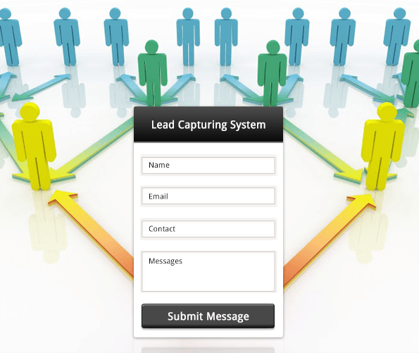 lead capturing system