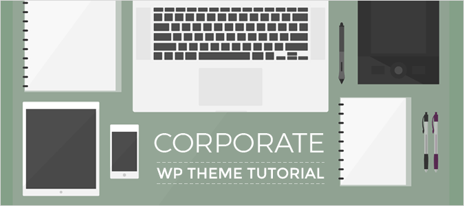 Business Corporate WordPress Website Theme Tutorial