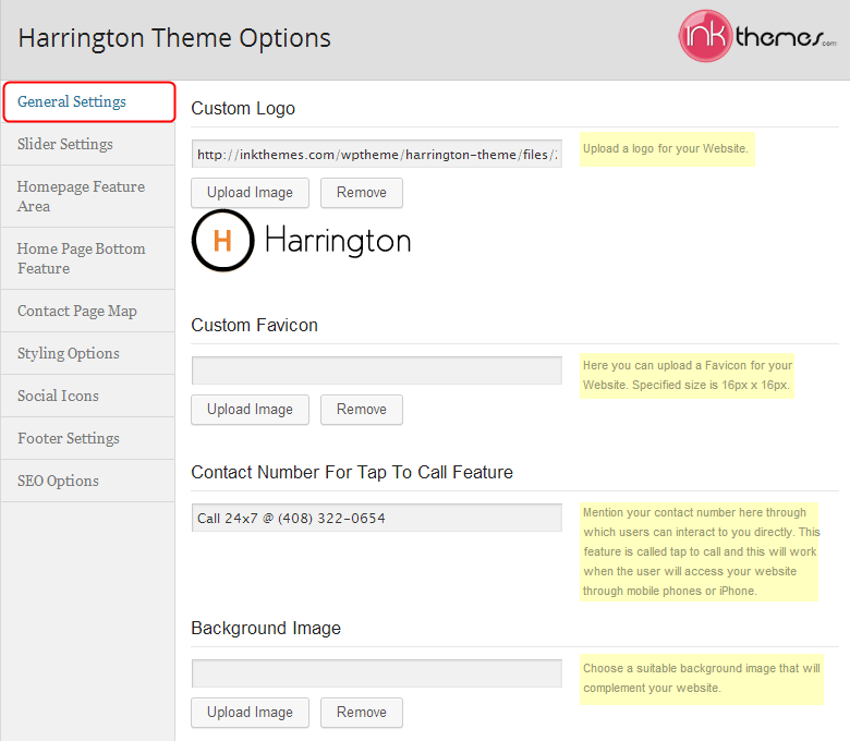 General Settings Tutorial