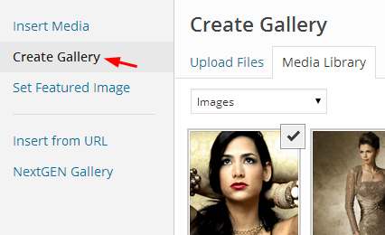 create new gallery tutorial