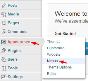 create menu