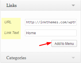 create custom home page hyperlink tutorial