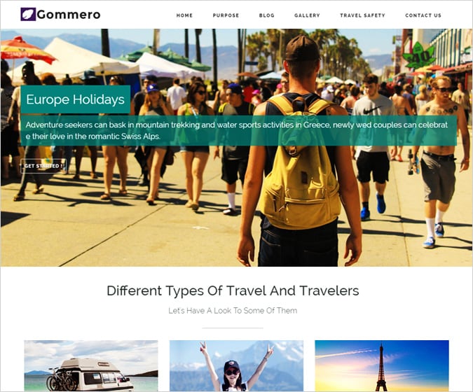 Gommero WordPress Theme