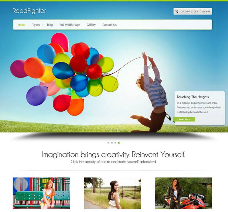 RF - beautiful wordpress theme