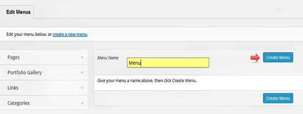 customize menu
