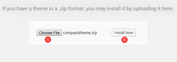 Installing the theme