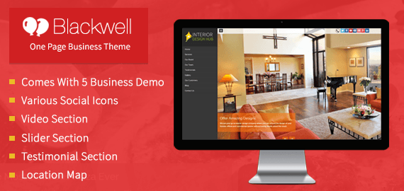 BLACKWELL - WORDPRESS THEME FOR INTERIOR DECORATION BUSINESS SITES