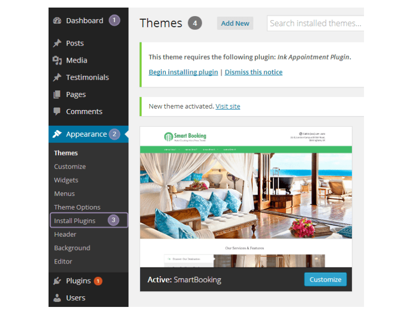 SmartBooking WP Theme