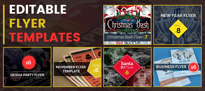 6 Useful Flyer Templates for New Year and Christmas Events