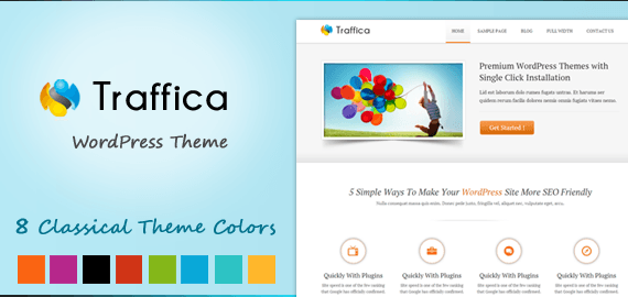 TRAFFICA - YOGA STYLE WORDPRESS THEME