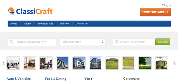 classicraft - classified business ad listing theme