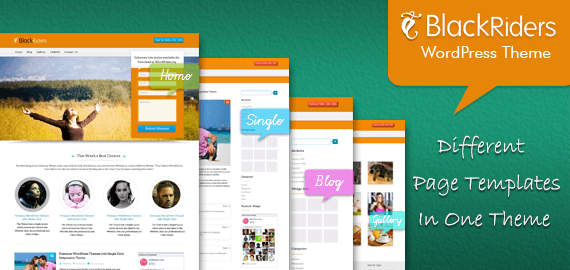 BLACKRIDERS - WORDPRESS LEAD GENERATION THEME