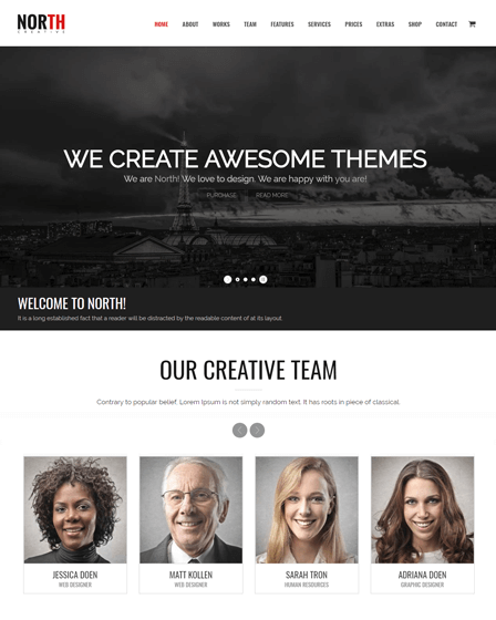 Multipurpose One Page WordPress Theme