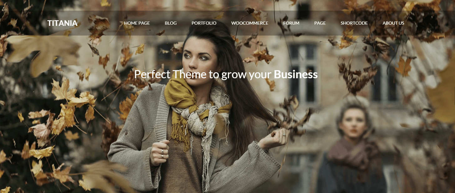 titania - photography wordpress theme