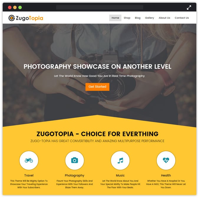 ZugoTopia WordPress Theme