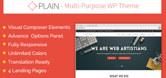 PLAIN - MULTIPURPOSE WORDPRESS BUSINESS THEME