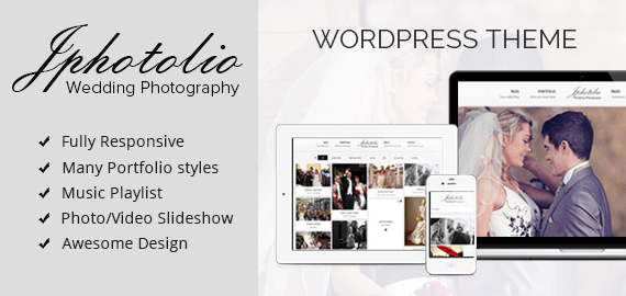 JPHOTOLIO - WEDDING PHOTOGRAPHY WORDPRESS THEME