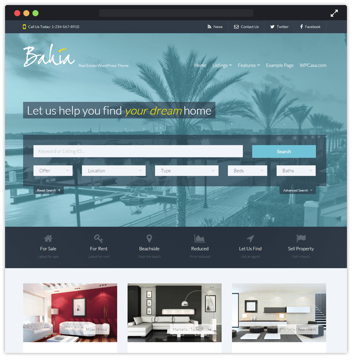 WpCasa Bahia WordPress Theme