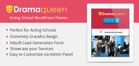 DRAMAQUEEN - ACTING SCHOOL WORDPRESS THEME