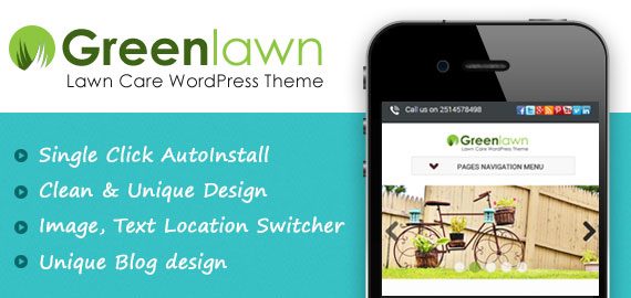 GREEN LAWN - THE LAWN CARE WORDPRESS THEME