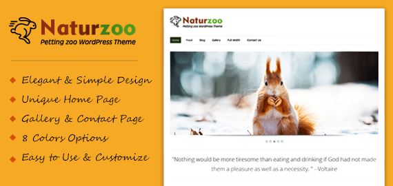 NATUREZOO - PETTING ZOO WORDPRESS THEME