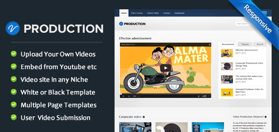V PRODUCTION - VIDEO ANIMATION PRODUCTION WORDPRESS THEME