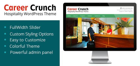 CAREER CRUNCH - HOSPITALITY WORDPRESS THEME