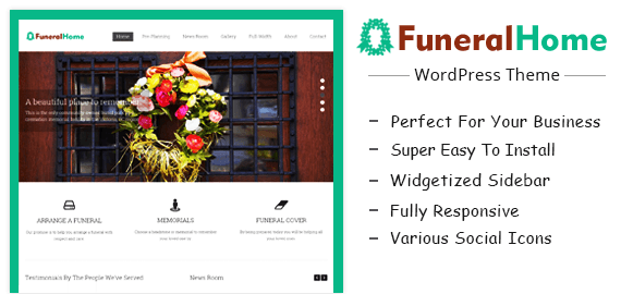 FUNERAL HOME WORDPRESS THEME