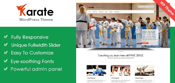 KARATE - KICKBOXING & KARATE WORDPRESS THEME