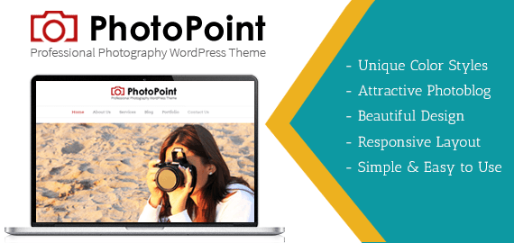 PHOTOPOINT - PROFESSIONAL PHOTOGRAPHY WORDPRESS THEME