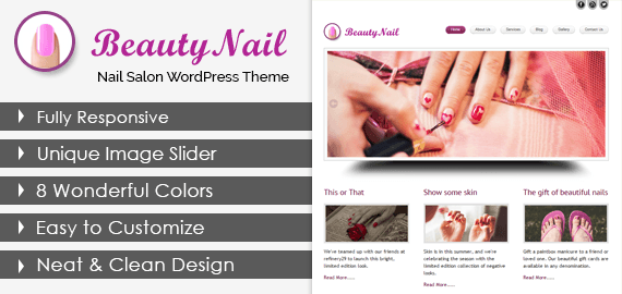 BEAUTY NAIL - THE NAIL SALON WORDPRESS THEME