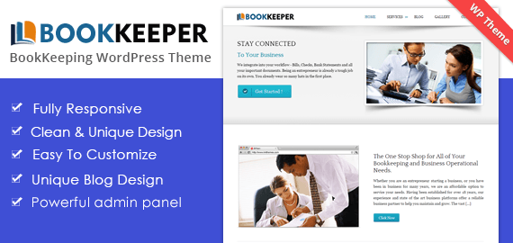 BOOKKEEPER - THE BOOKKEEPING WORDPRESS THEME