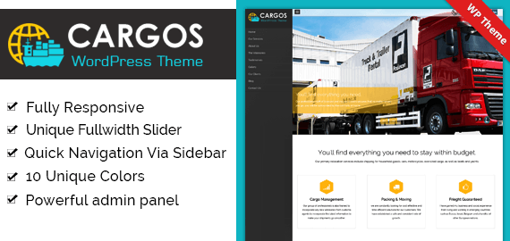 CARGOS - THE CARGO COMPANY WORDPRESS THEME