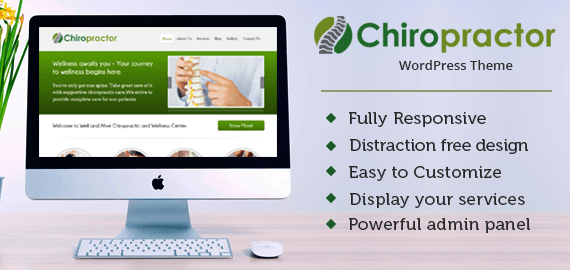 CHIROPRACTOR - CHIROPRACTOR & HEALTH CARE PROVIDERS WORDPRESS THEME