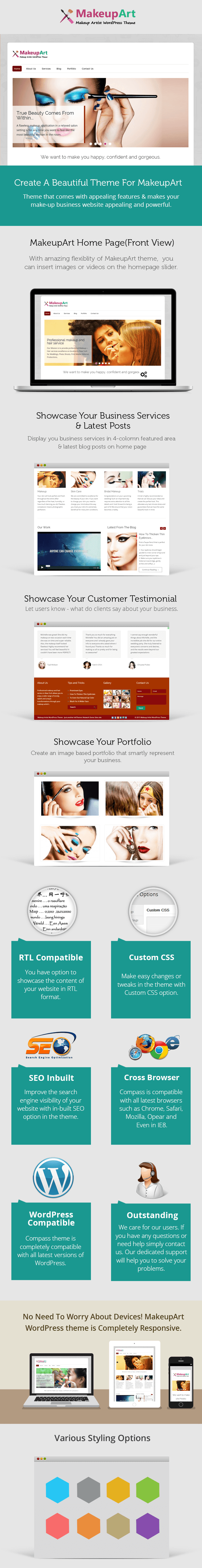 Makeup Artists WordPress Theme InkThemes